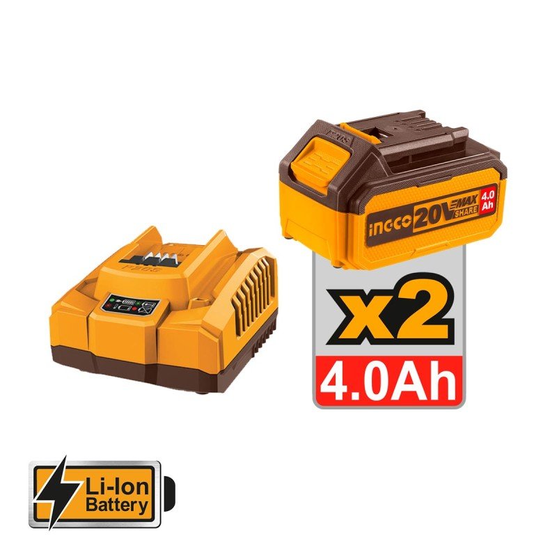 Εργαλεία Μπαταρίας 20V Li-Ion Σετ 3 τεμ. | INGCO | COSLI241198E