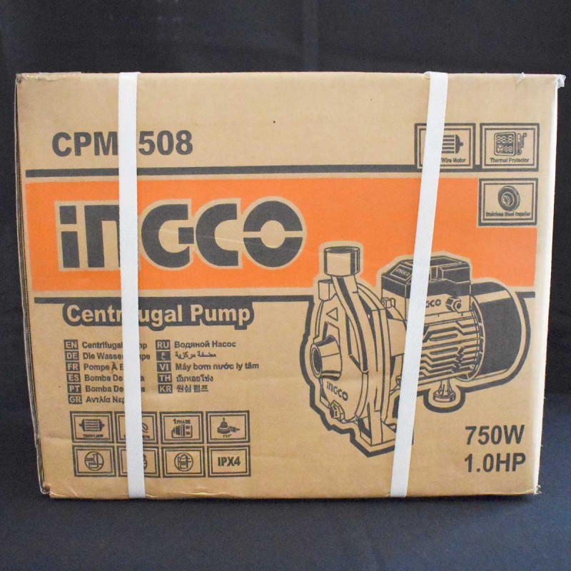 Φυγοκεντρική Αντλία Νερού 750W | INGCO | CPM7508 Φυγοκεντρική Αντλία Νερού 750W | INGCO | CPM7508