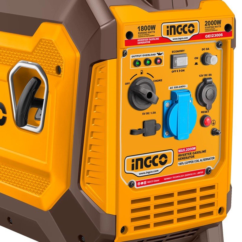 Γεννήτρια Inverter Βαλιτσάκι Βενζίνης 2kW 2.5kVA 2.5HP | INGCO | GEI23006