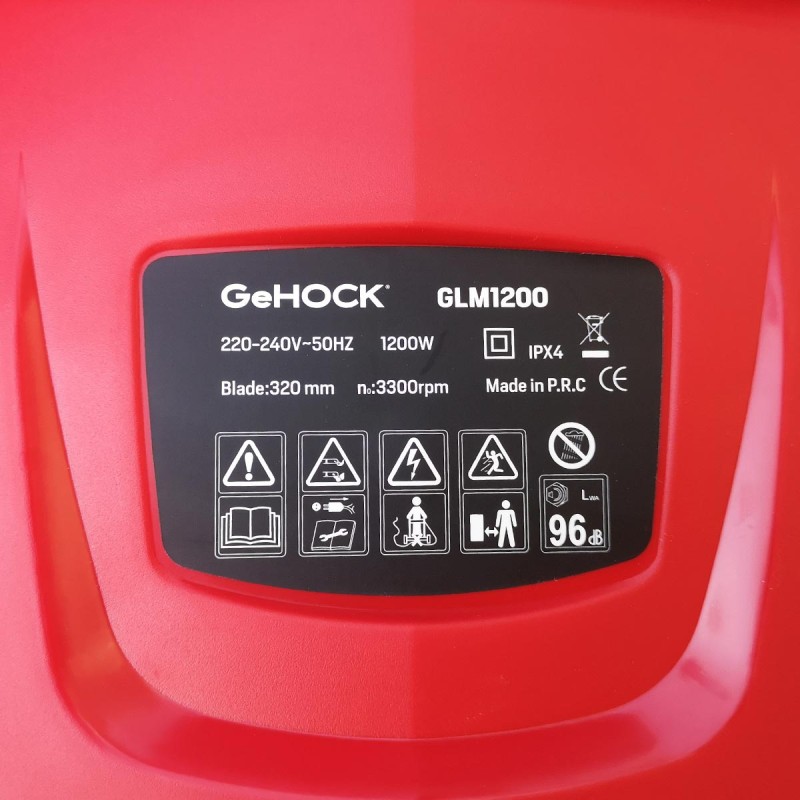 Ηλεκτρική Χλοοκοπτική 1200W GeHOCK | GeHOCK | GLM1200 Ηλεκτρική Χλοοκοπτική 1200W GeHOCK | GeHOCK | GLM1200