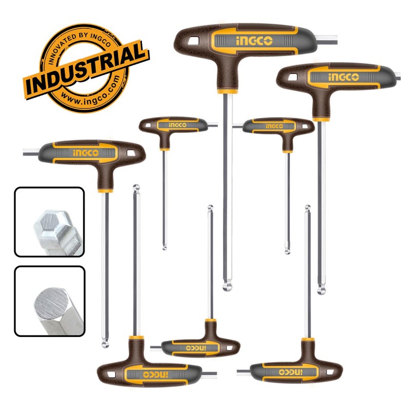 Ταφ Άλλεν Μπίλλιας Σετ 8 τεμ. 2-10mm | INGCO