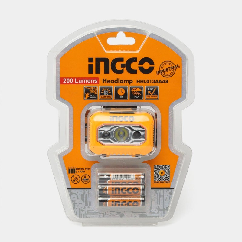 Φακός Led Προβολέας Κεφαλής 100-200 lumen | INGCO | HHL013AAA8 Φακός Led Προβολέας Κεφαλής 100-200 lumen | INGCO | HHL013AAA8