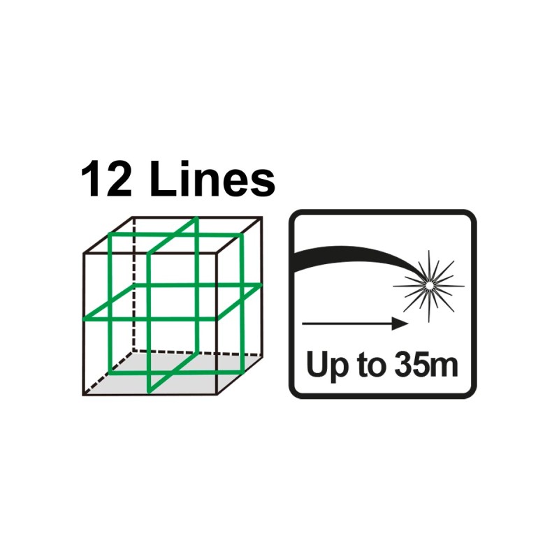 Αυτοαλφαδιαζόμενο Πράσινο Laser 3D Μπαταρίας 16V Li-Ion | INGCO | HLL301201 Αυτοαλφαδιαζόμενο Πράσινο Laser 3D Μπαταρίας 16V Li-Ion | INGCO | HLL301201