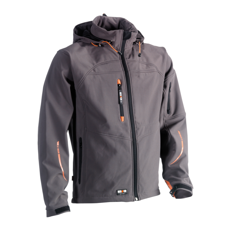 POSEIDON SOFT SHELL JACKET GREY XXL