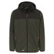 BORES FLEECE JACKET DARK KHAKI / BLACK  L