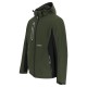 TARIS PADDED SOFTSHELL JACKET DARK KHAKI / BLACK  M