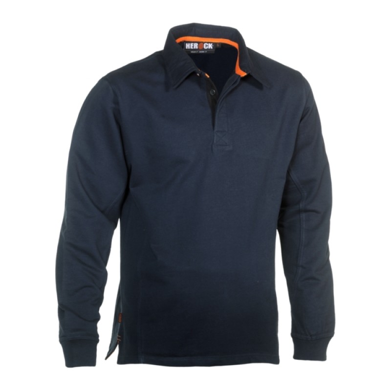 TROJA POLO LONG SLEEVES NAVY M