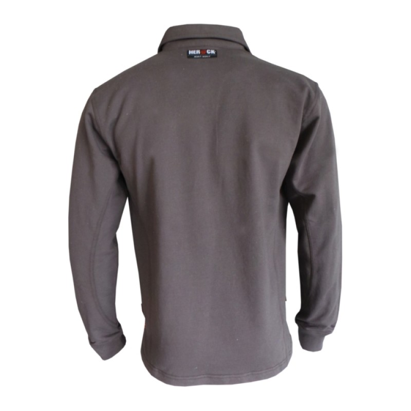 TROJA POLO LONG SLEEVES GREY M