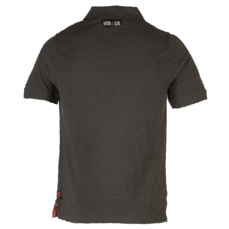 LEVI POLO SHORT SLEEVES DARK HEATHER GREY M