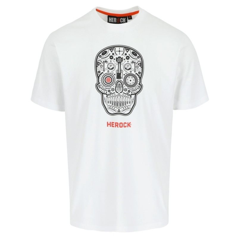 SKULLO T-SHIRT SHORT SLEEVES WHITE M