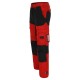 HECTOR TROUSERS RED/BLACK 42