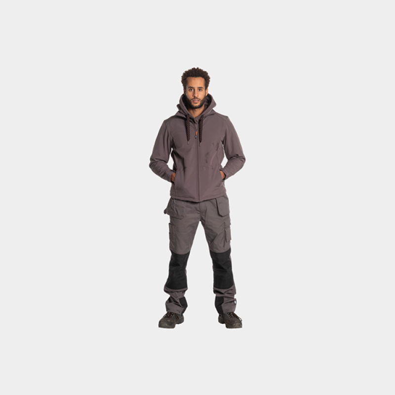 JULIUS SOFTSHELL JACKET GREY XXL