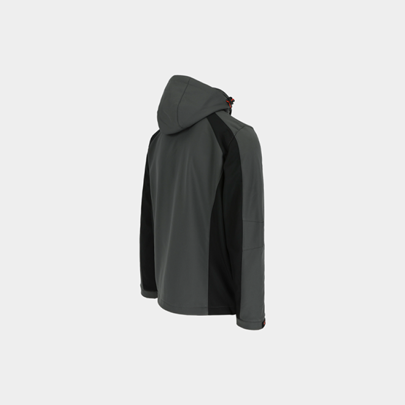 TRYSTAN SOFT SHELL JACKET ANTHRACITE / BLACK L