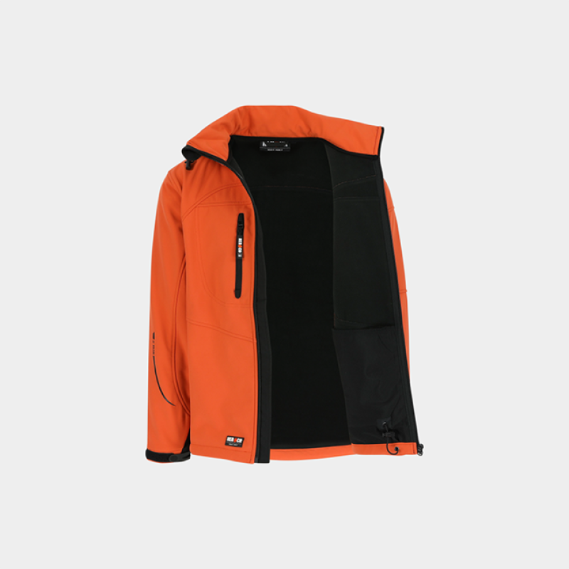 POSEIDON SOFTSHELL JACKET ORANGE XXL