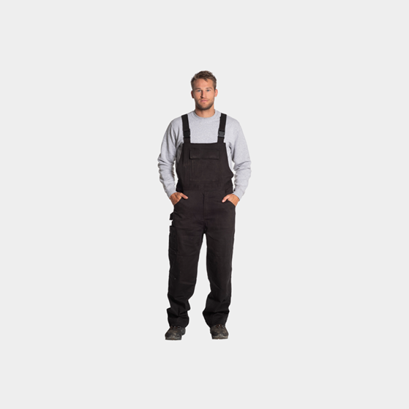 OVIUS DUNGAREES BLACK L