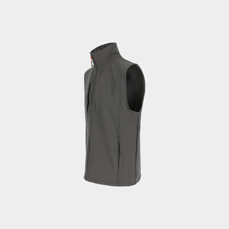 MALUS BODYWARMER GREY / BLACK S - HEROCK