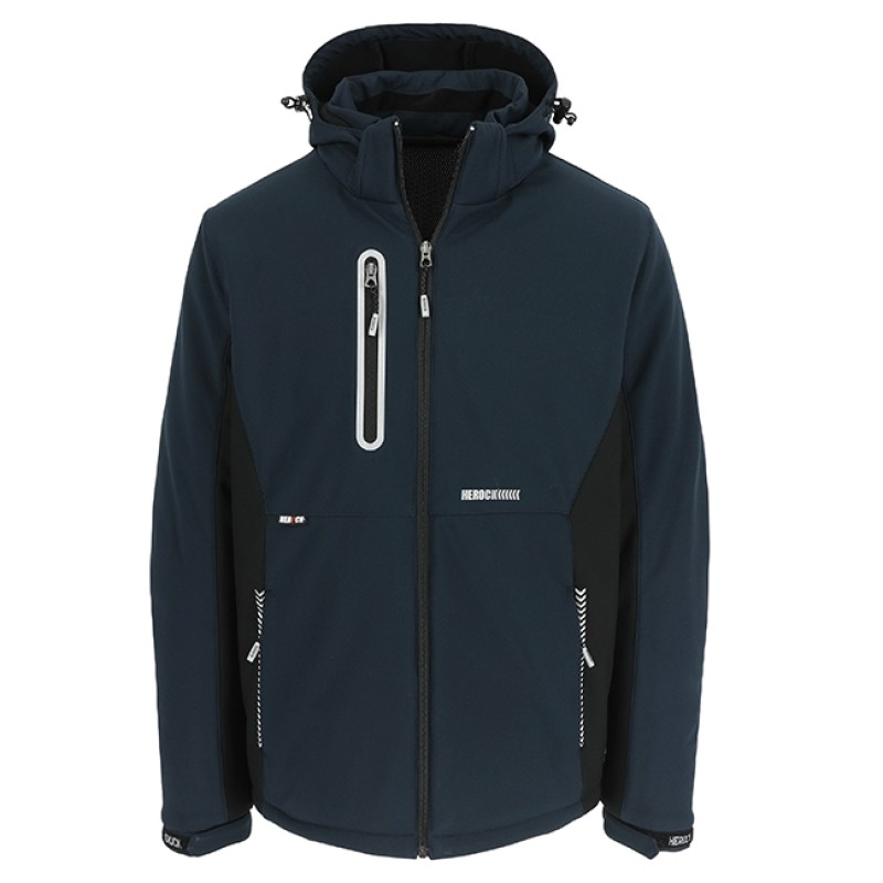 TARIS SOFTSHELL JACKET NAVY/BLACK M