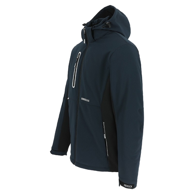 TARIS SOFTSHELL JACKET NAVY/BLACK M