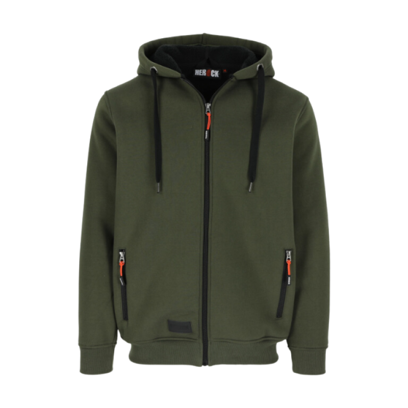 OTIS HOODED SWEATER DARK KHAKI XS