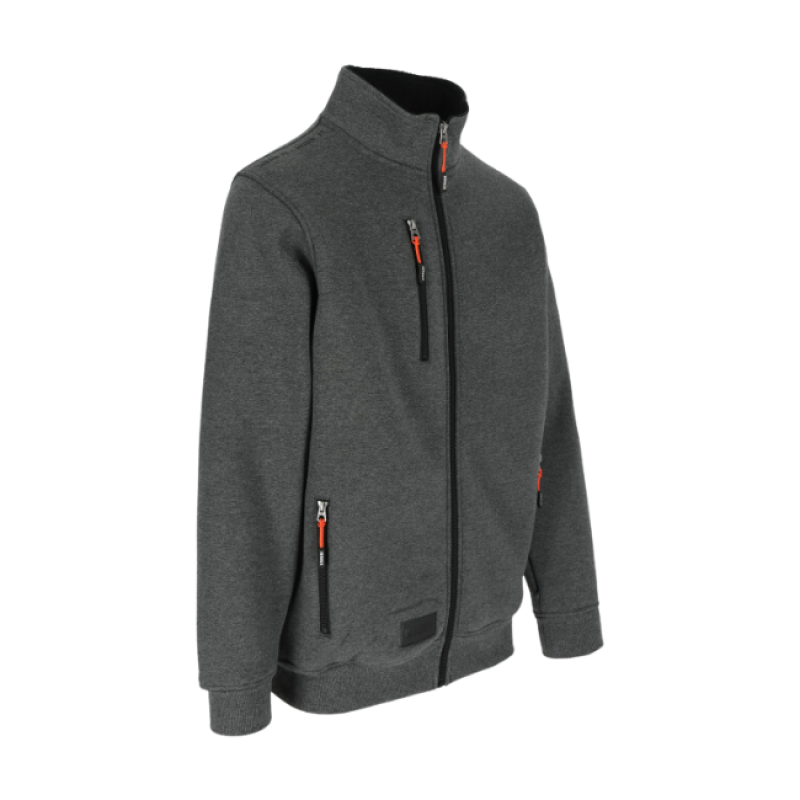 OTAR SWEATER WITH COLLAR DARK HEATHER GREY L