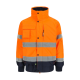 TARVOS HIGH VIZ JACKET ORANGE/NAVY M