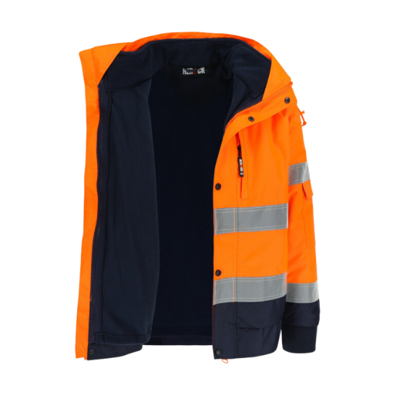 TARVOS HIGH VIZ JACKET ORANGE/NAVY M