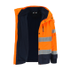 TARVOS HIGH VIZ JACKET ORANGE/NAVY M