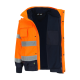 TARVOS HIGH VIZ JACKET ORANGE/NAVY M