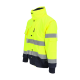 TARVOS HIGH VIZ JACKET YELLOW/NAVY XXL