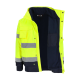 TARVOS HIGH VIZ JACKET YELLOW/NAVY XXL