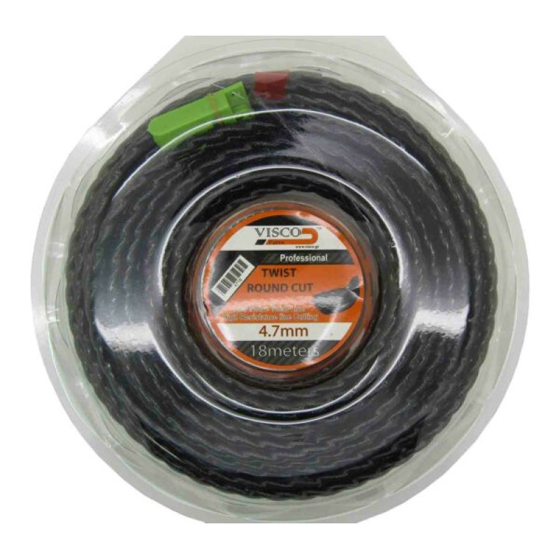 Μεσινέζα VISCO PARTS 4.7ΜΜ 18Μ Στριφτή Μαύρη 4718 Μεσινέζα VISCO PARTS 4.7ΜΜ 18Μ Στριφτή Μαύρη 4718