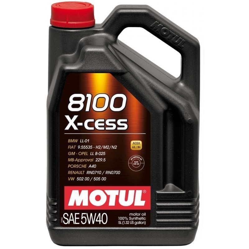 Λάδι MOTUL 8100 5W40 X-cess 4L