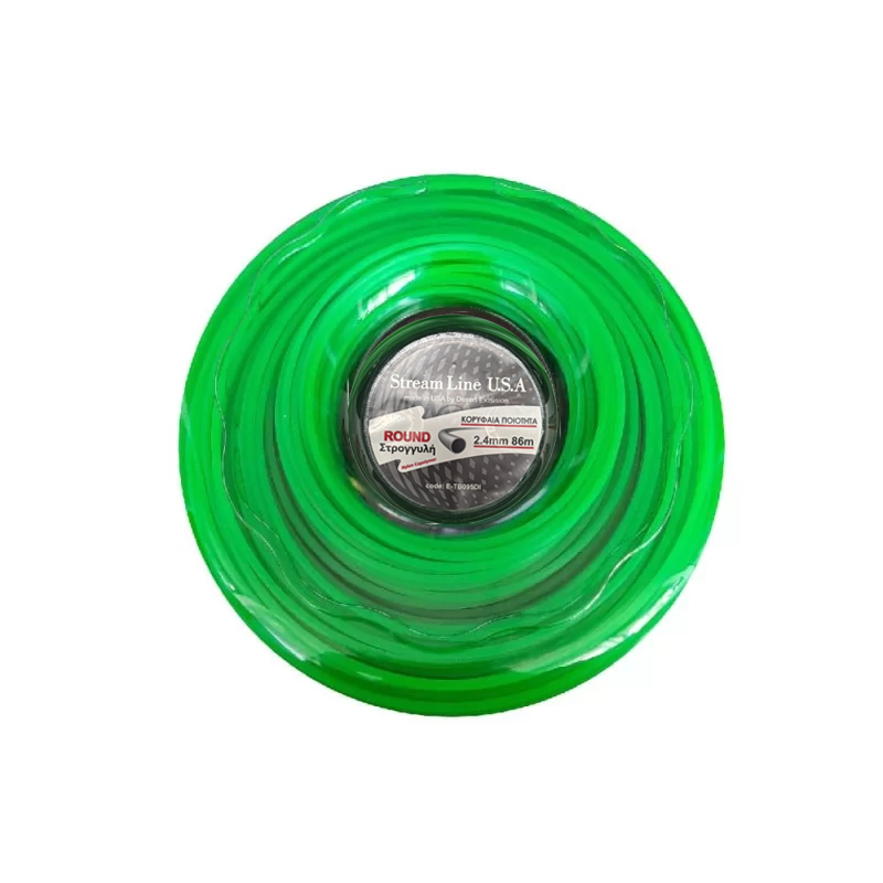 Μεσινέζα STREAM LINE 2.4mm 86m Στρογγυλή Πράσινη Μεσινέζα STREAM LINE 2.4mm 86m Στρογγυλή Πράσινη