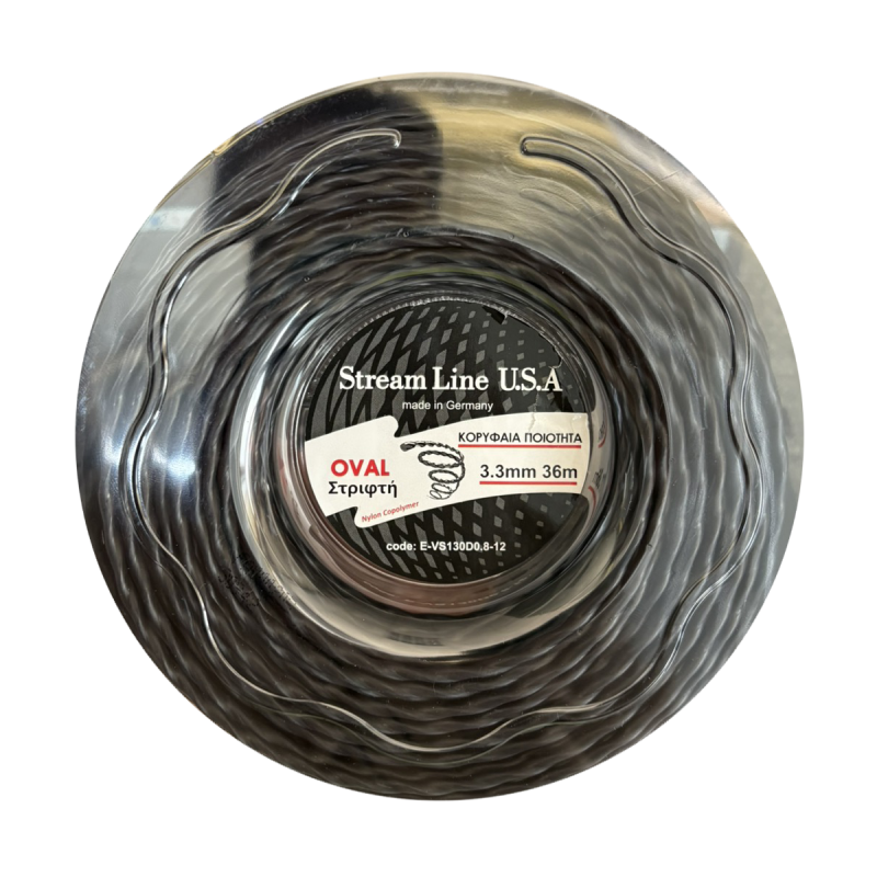 Μεσινέζα STREAM LINE 3.3mm 36m Στριφτή Μαύρη Μεσινέζα STREAM LINE 3.3mm 36m Στριφτή Μαύρη