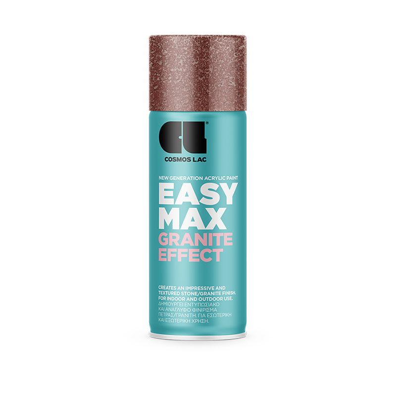 COSMOS LAC Easy Max Granite Effect Acrylic Spray Granite Stone Finish 400ml 932 Terracotta